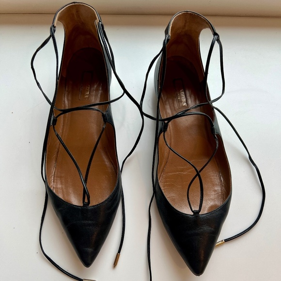 Aquazzura Ballet Flats - lace up - Picture 8 of 16